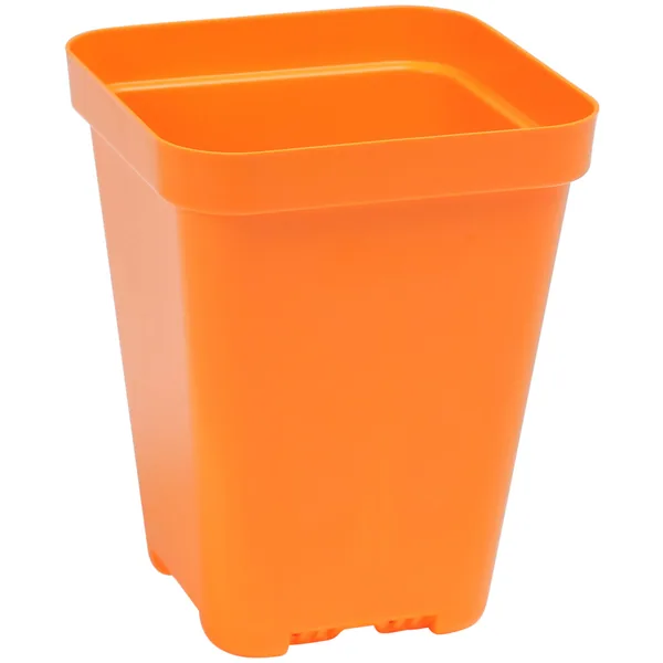 Sunpack 3.3" Heavy-Duty Seed Starting Square Pot, Orange