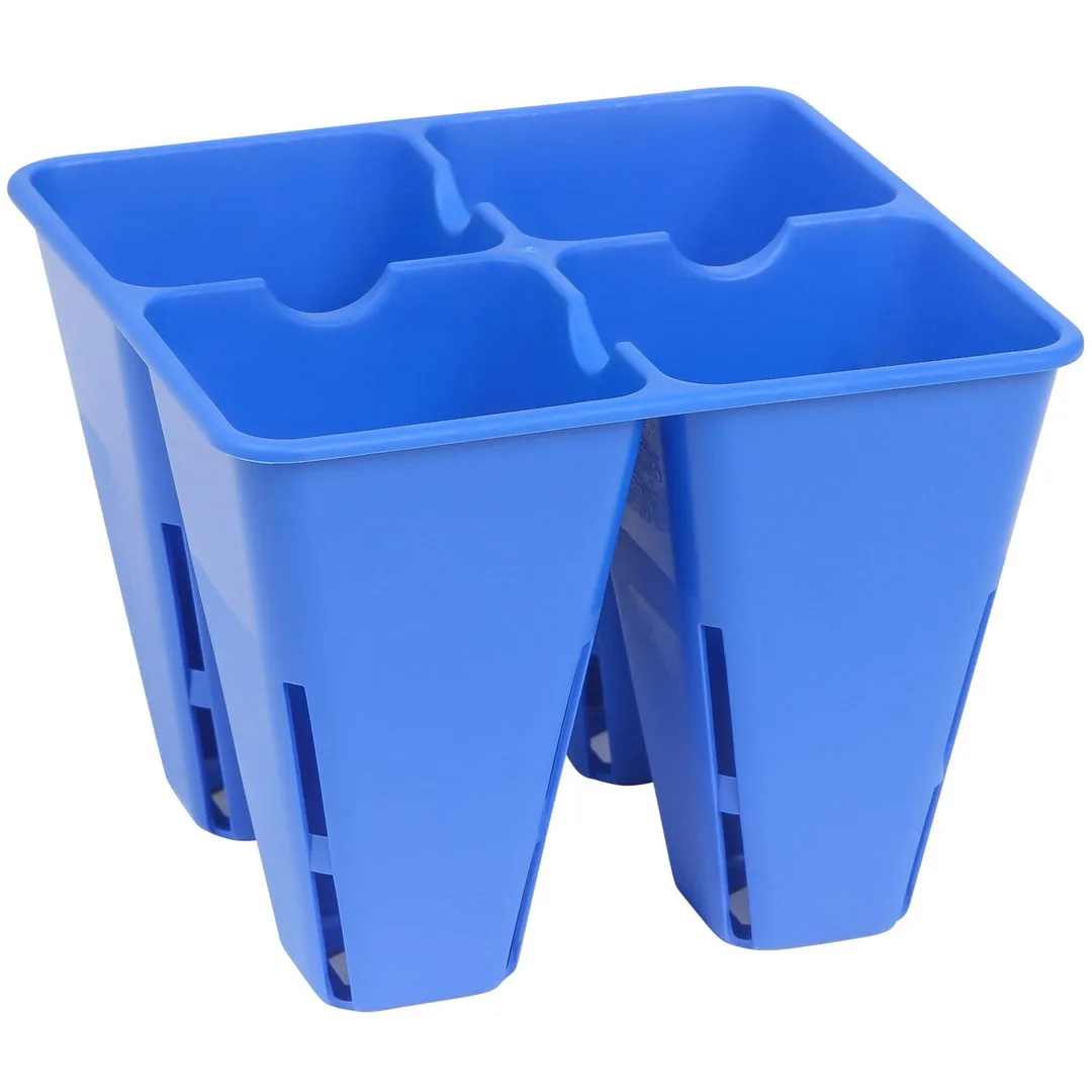 Sunpack 4 Cell Plug Tray Insert Blue - Image 2