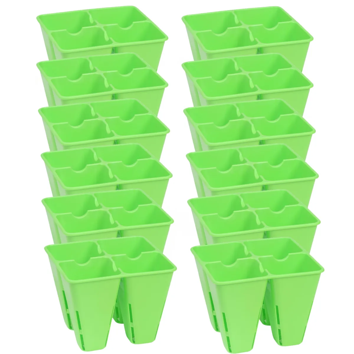 Sunpack 4 Cell Plug Tray Insert Green - Image 2