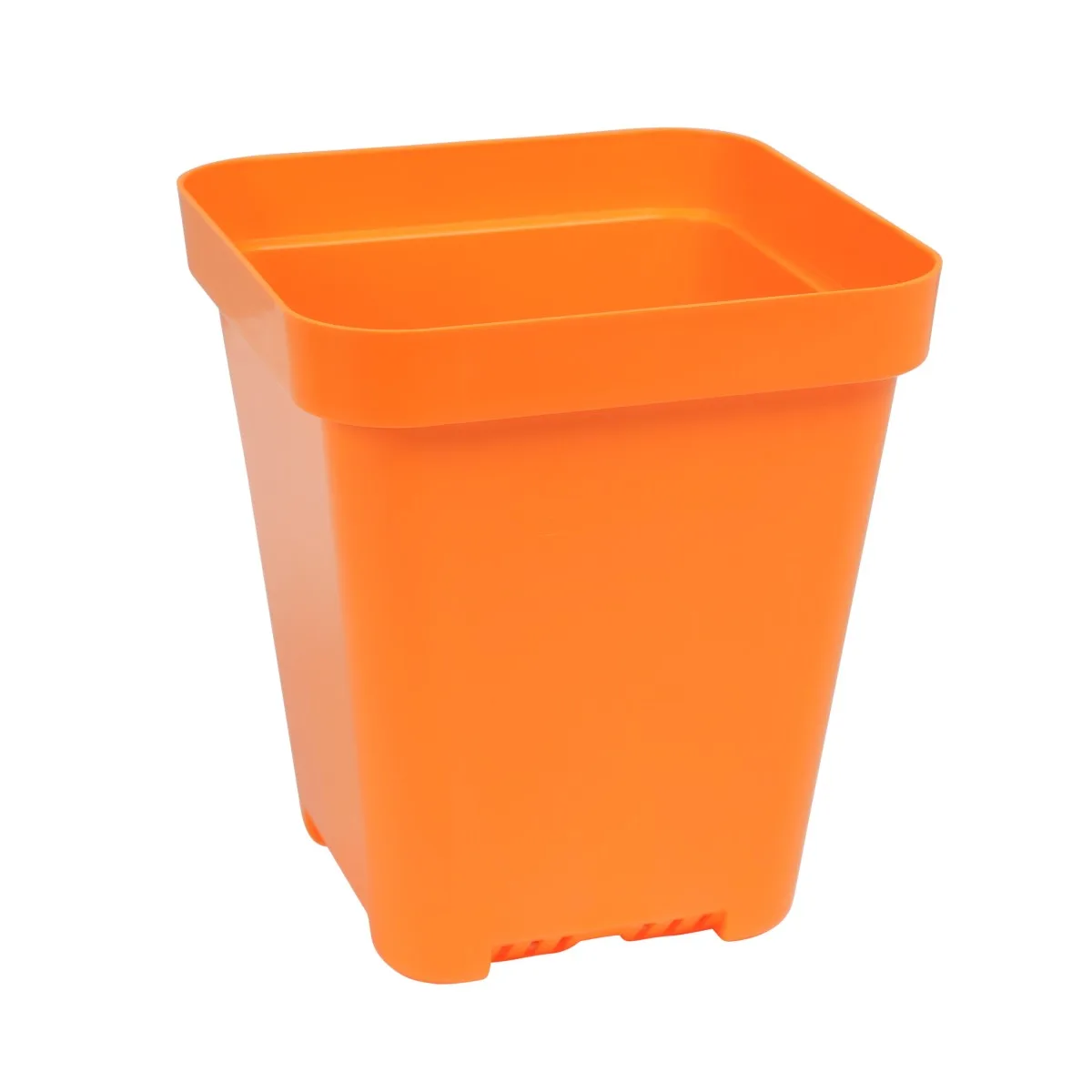 Sunpack 5" Heavy Duty Seed Starting Pot Square Orange - Image 2