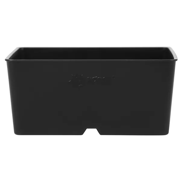 Sunpack 5" x 5" Heavy-Duty Square Pot, Black