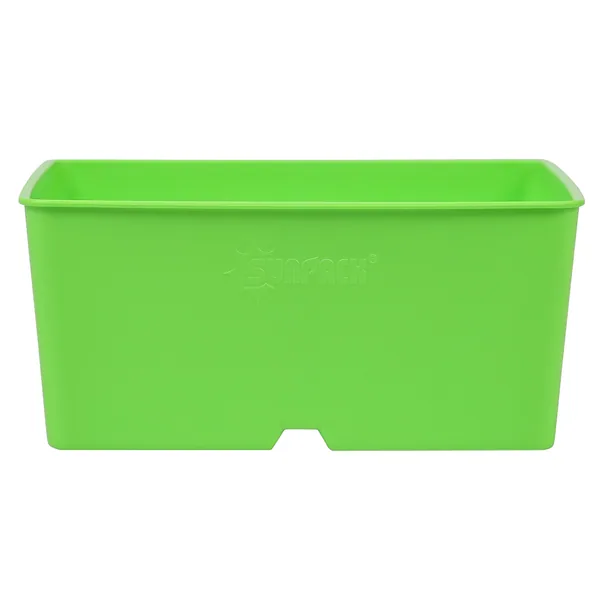 Sunpack 5" x 5" Heavy-Duty Square Pot, Green