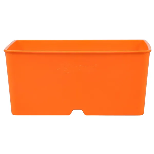 Sunpack 5"x5" Heavy Duty Square Pot, Orange