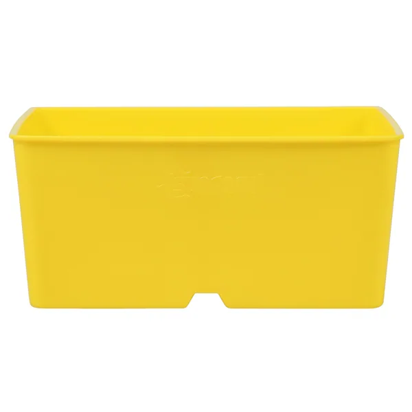 Sunpack 5"x5" Heavy-Duty Square Pot, Yellow