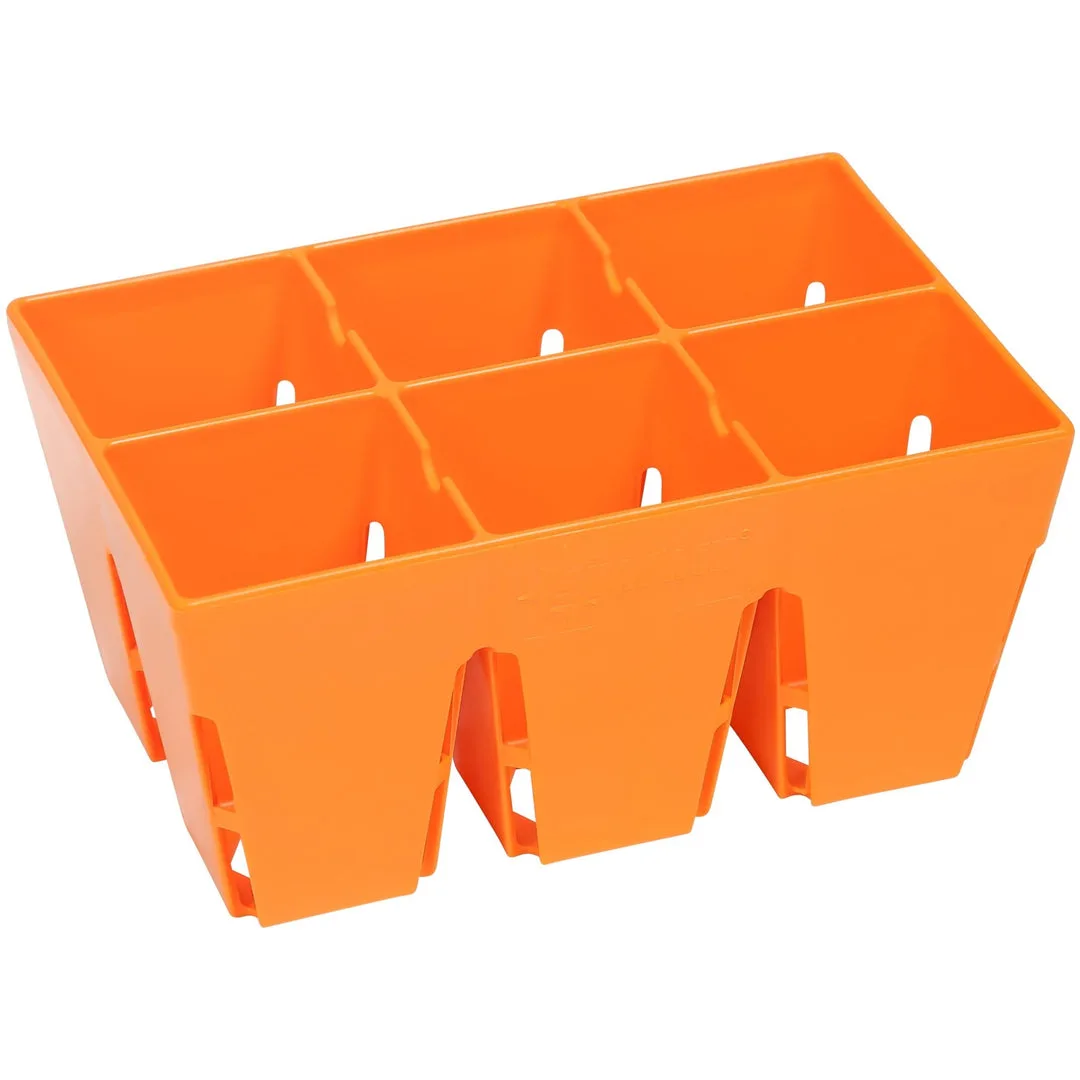 Sunpack 6-Cell Mega Square Insert, Orange - Image 2