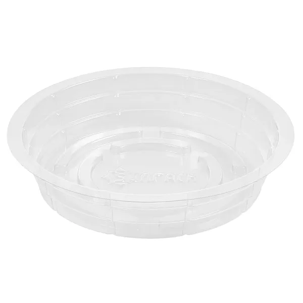 Sunpack 6" Clear Premium Saucer - Image 2