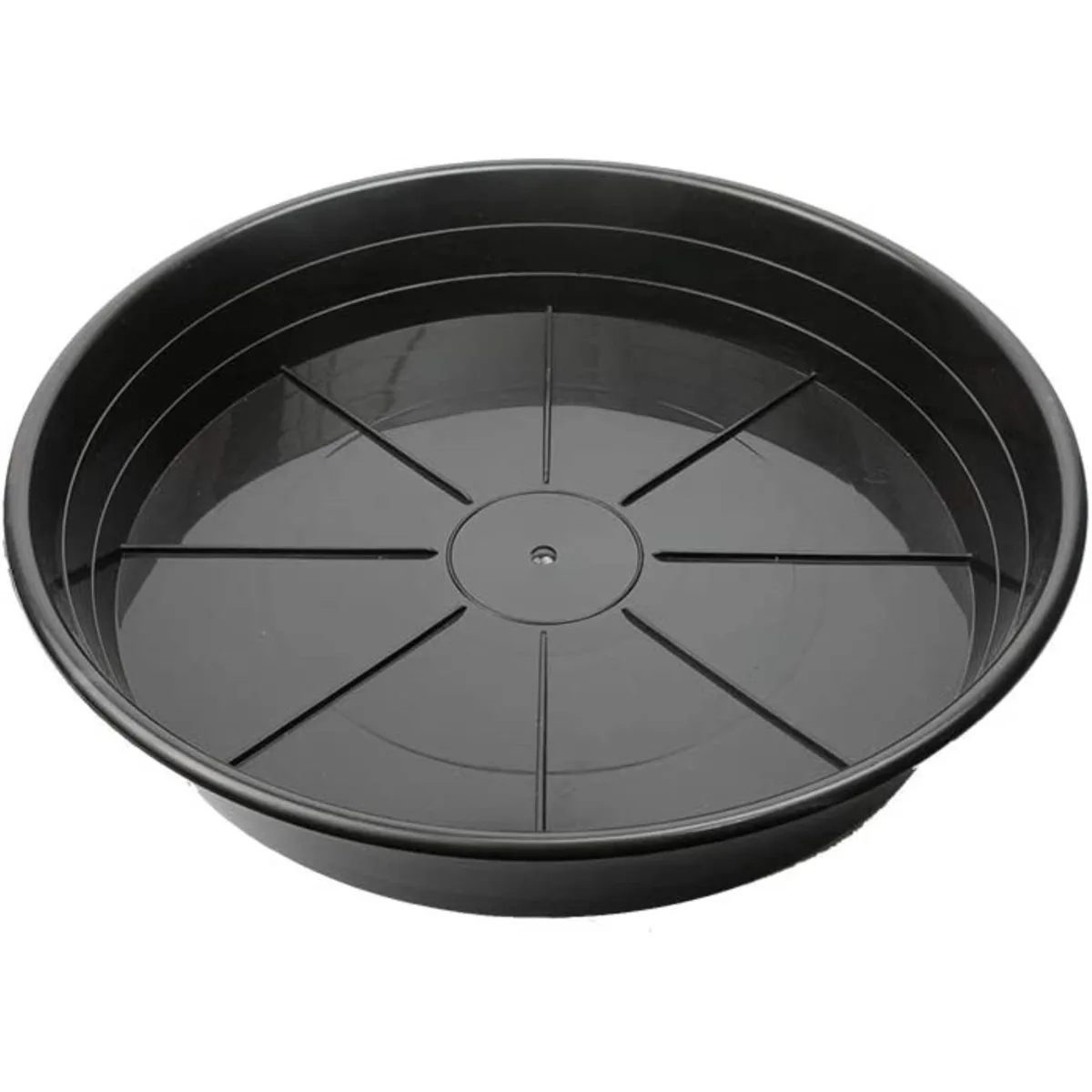 Sunpack 8" Clear Premium Saucer - Image 2