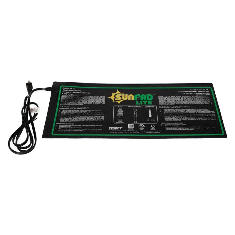 Sunpack SunPad 20.75"x20.75" Seedling Heat Mat 45 Watt, 6' Power Cord - Image 2