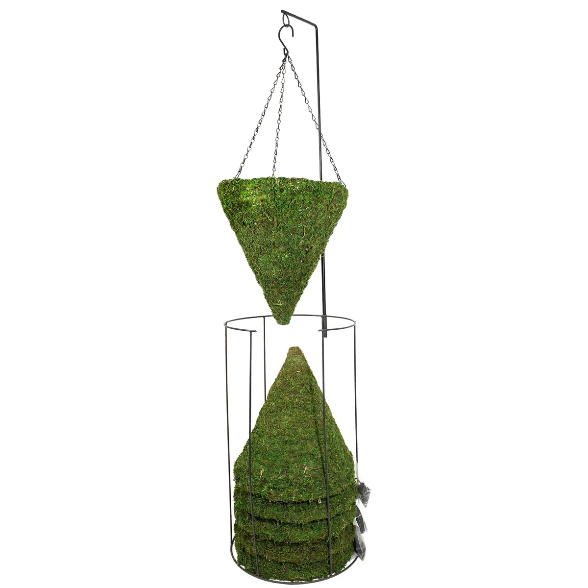 SuperMoss MossWeave Cone Hanging Basket