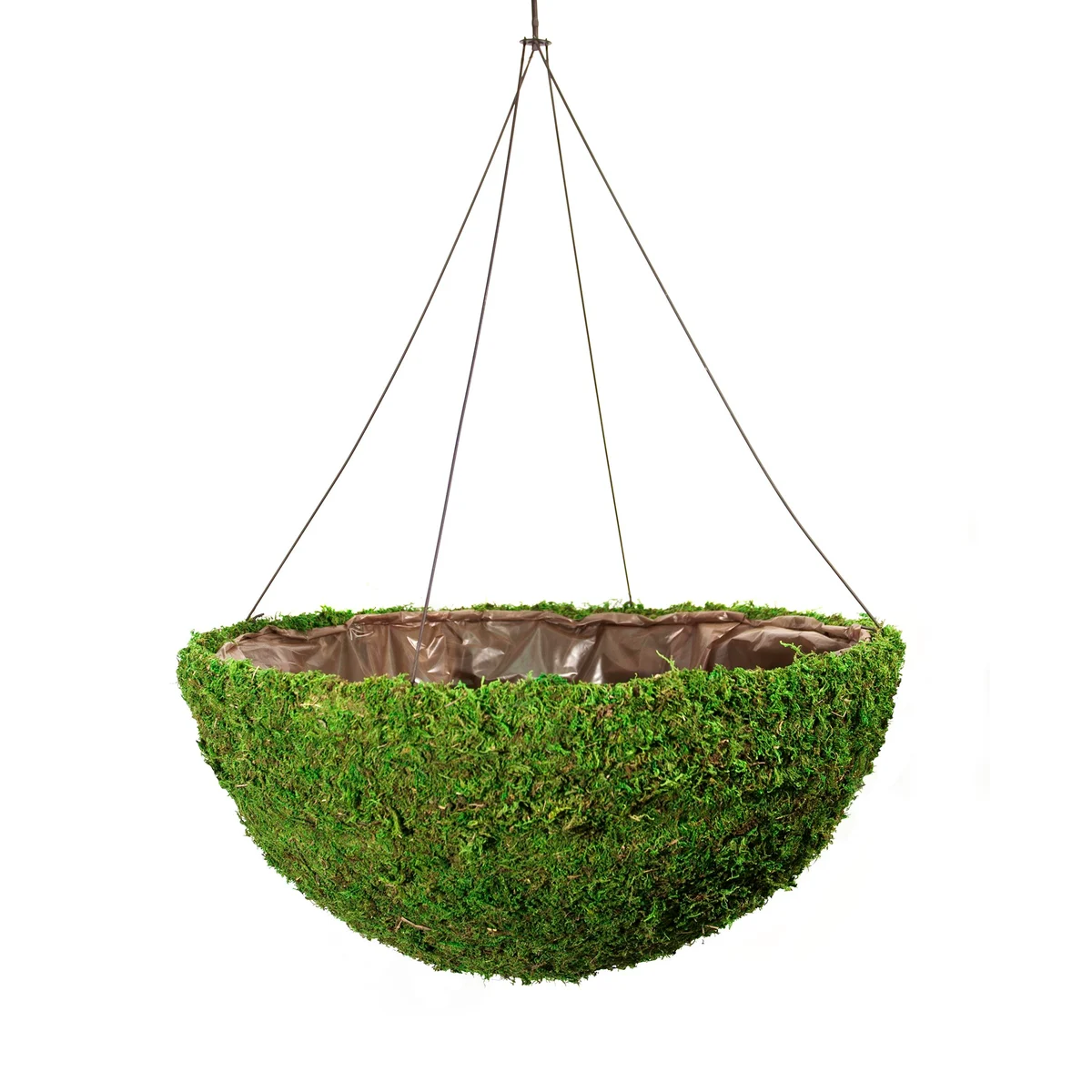 SuperMoss MossWeave Round Hanging Basket