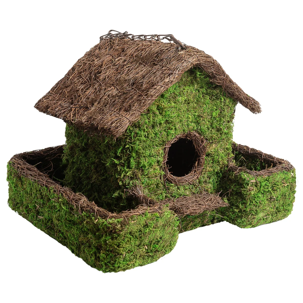 SuperMoss Plantable Woven Birdhouses