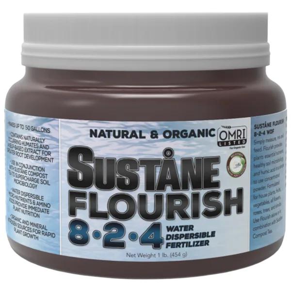 Sustane 1 lb Flourish WDF 8-2-4 Jar