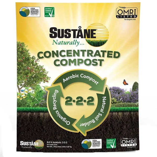 Sustane 18 lbs Conc Compost 2-2-2 Organic