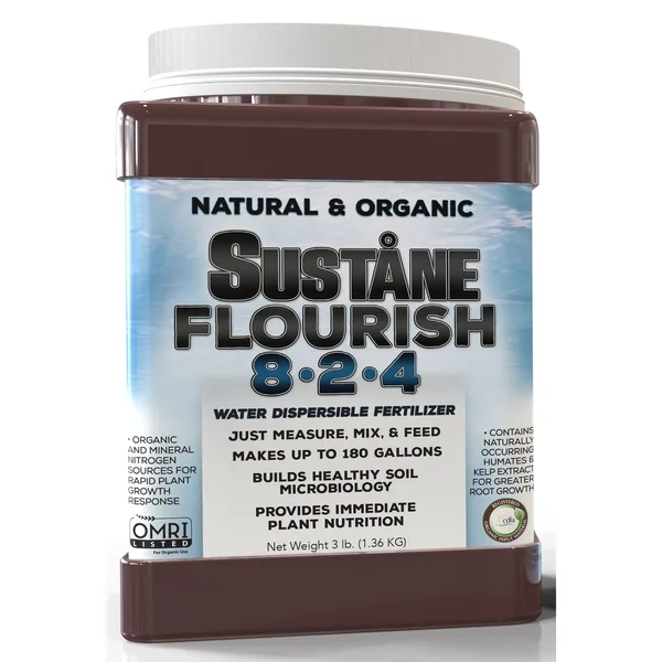 Sustane 3 lbs Flourish WDF 8-2-4 Jar