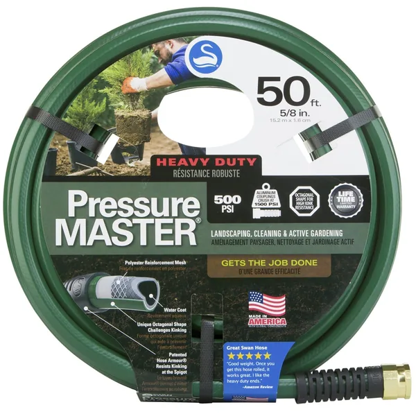 Swan 5/8"x50' Pressure Master Kink Free Hose