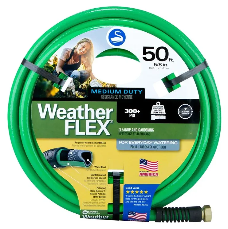 Swan 5/8"x50' WeatherFlex Medium Duty Hose - Image 2