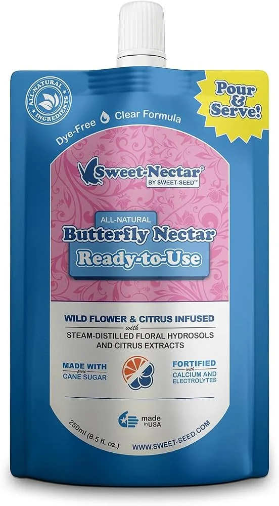 Sweet Seed 250ml Butterfly Nectar Pouch Ready to Use - Image 2