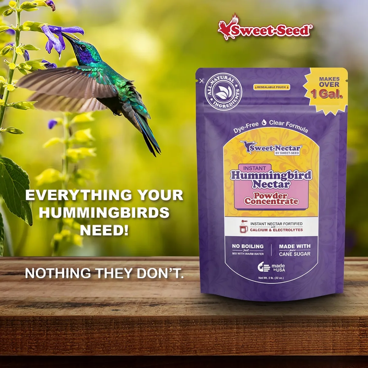 Sweet Seed 8oz Hummingbird Nectar Powder - Image 2