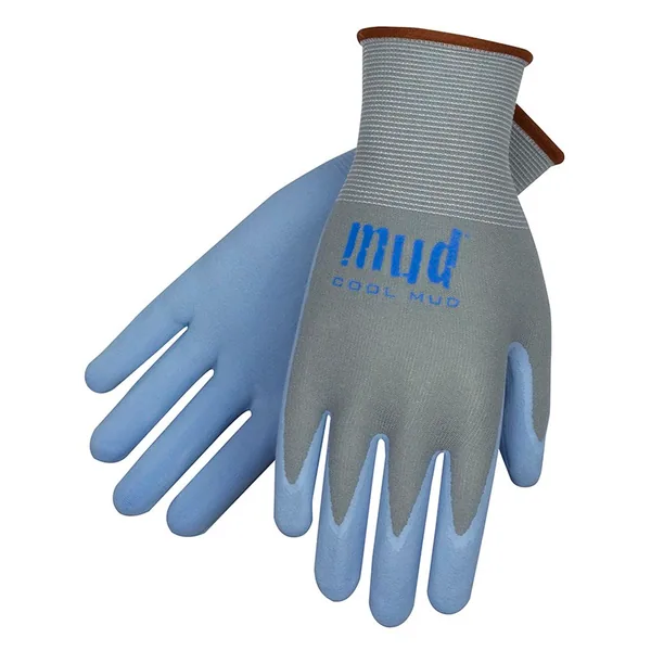 SWI Cool Mud Glove Glacier Blue Breathable Aloe Nitrile