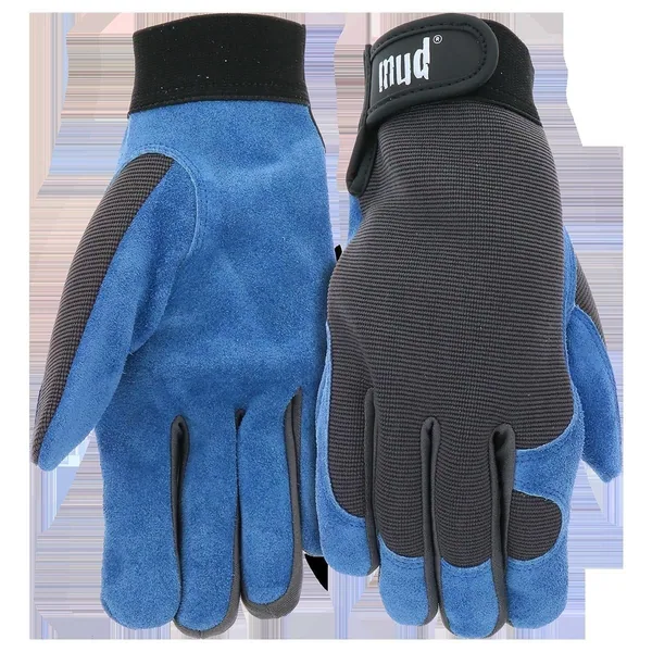 SWI Mud S/ M Split Leather Hi Dex Blue