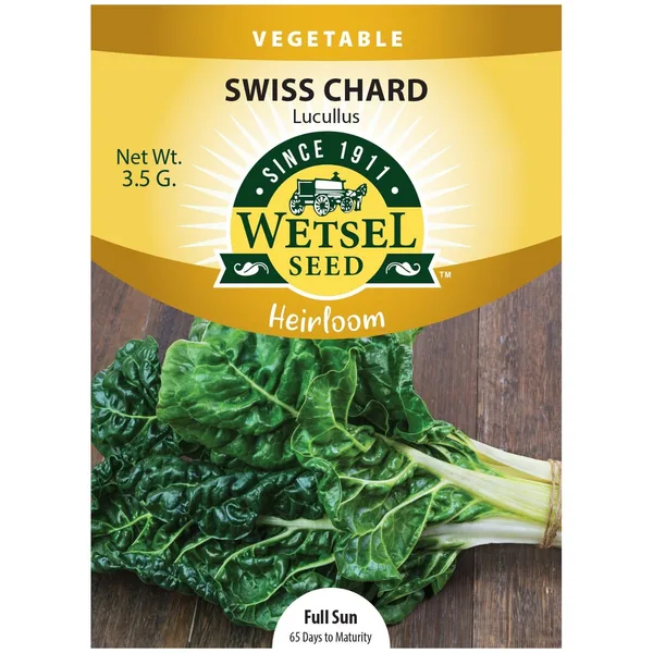 Swiss Chard, Heirloom Lucullus 3.5 Grams