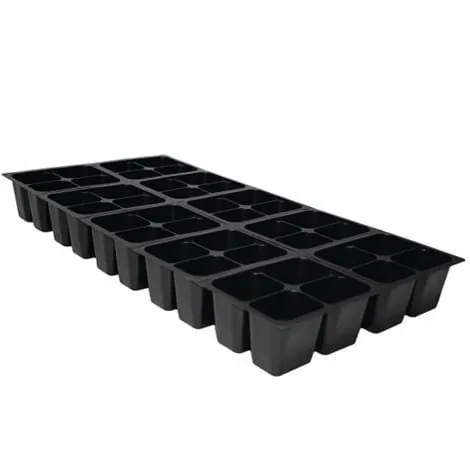 T. O. Plastics 1004 Standard Insert Black St-I-1004 — Case of 100