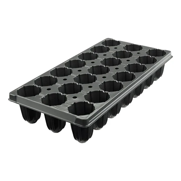 T. O. Plastics 21 Star Deep Plug Tray (Case of 50) - Image 2