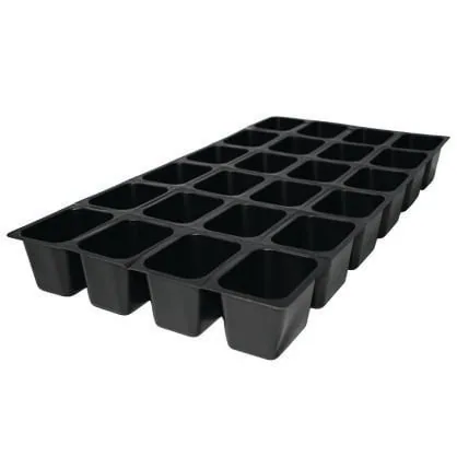 T. O. Plastics 2401 Standard Insert Black St-I-2401 — Case of 100