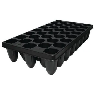 T. O. Plastics 38 Star Plug Tray 720578C — Case of 50