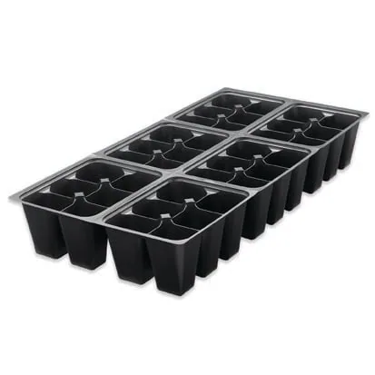 T. O. Plastics 606 Standard Deep Jumbo Insert Black St-I-0606-Deep (Jumbo 606) (Case of 100)