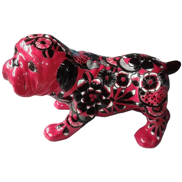 Talavera Bulldog Black/ White/Red