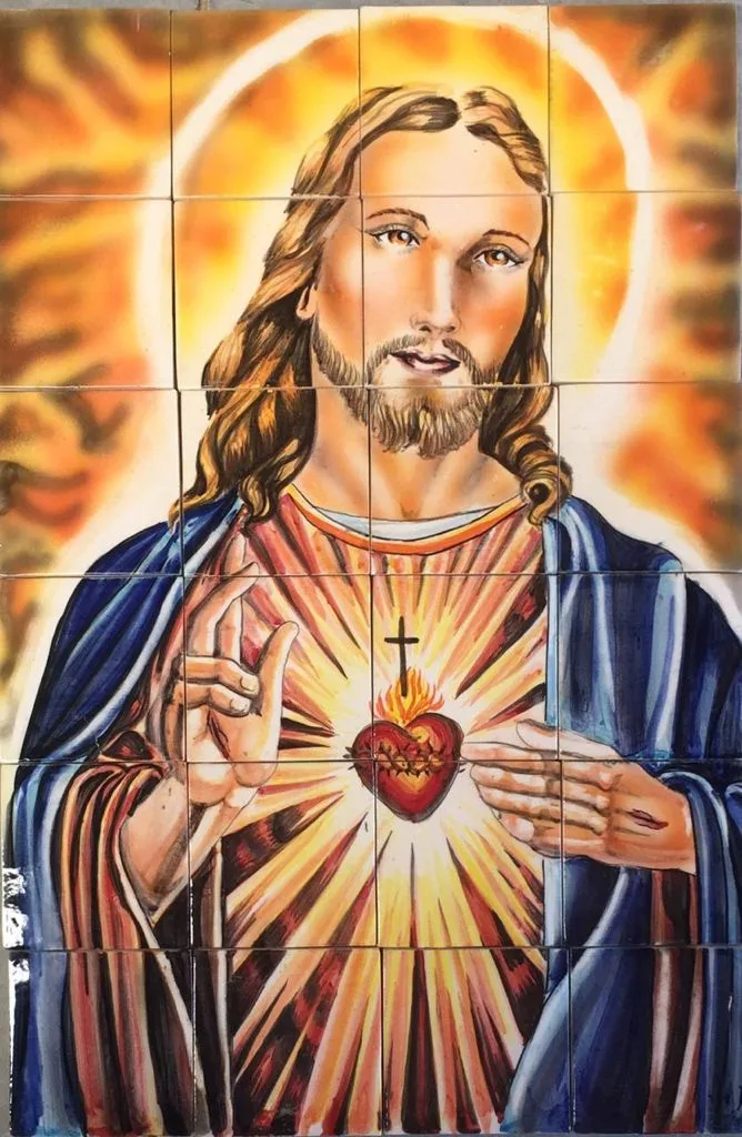 Talavera Jesus Statue - Image 2