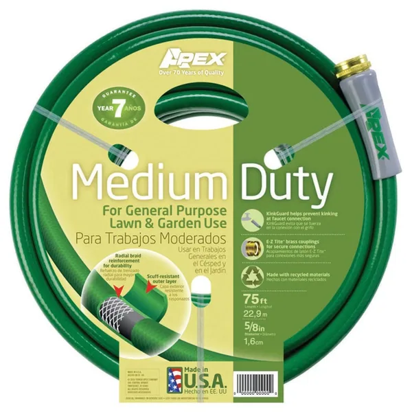 Teknor 5/8"x75' Medium Duty Hose