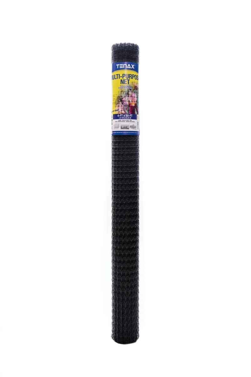Tenax 4'x50' Multi Purpose Net Black.75"x1" Mesh - Image 2