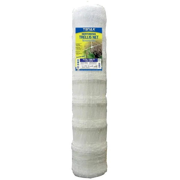 Tenax Corporation 79"x1000' Plant Trellis Net Hortonova 5.9"x6.7" Mesh