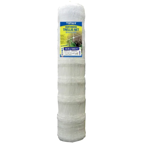 Tenax Corporation 94"x1000' Plant Trellis Net Hortonova 5.9"x6.7" Mesh
