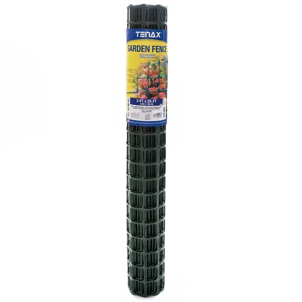 Tenax x25' Garden Fence Green x2" Mesh