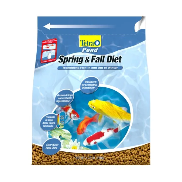 Tetra 1.72 lbs Spring & Fall Diet Wheatgerm Fish Food