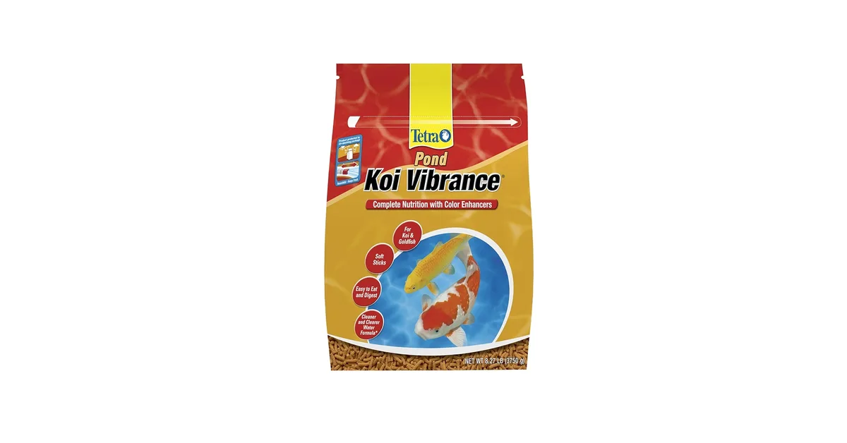 Tetra 8.27 lbs Koi Vibrance Sticks Pond Fish Food - Image 2