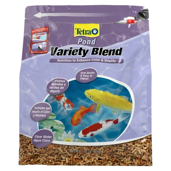 Tetra Pond Variety Fish Food Sticks 1.32 lbs Size