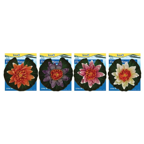 Tetra Silk Artificial Water Lily Assorted Colors