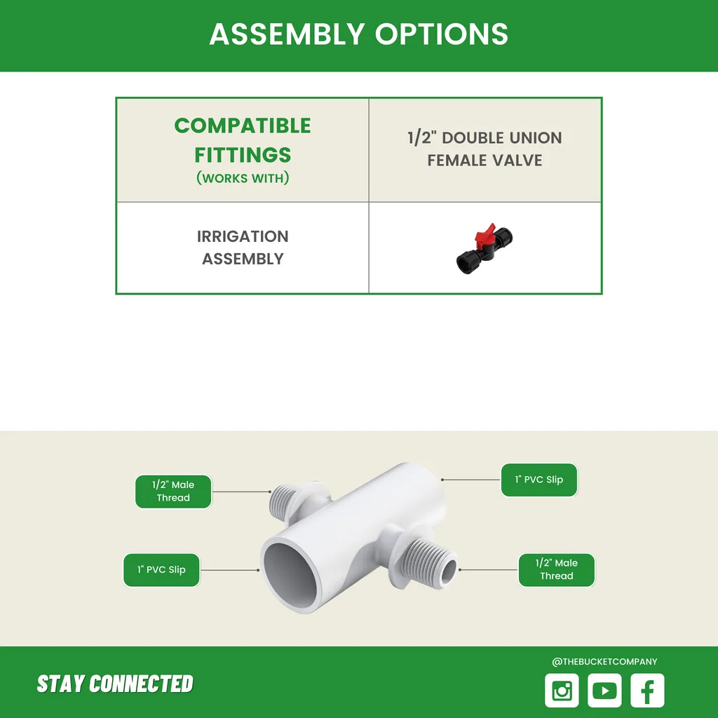 1/2" MPT Elbow - 1" PVC Slip - Image 2