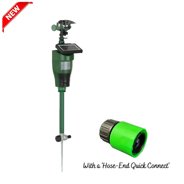 The Environmental Factor Enviro Jet Eye Motion Sensor Water Sprinkler Solar Powered