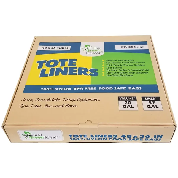 Green Scissor 48"x36" Tote Liners - 25/Pack