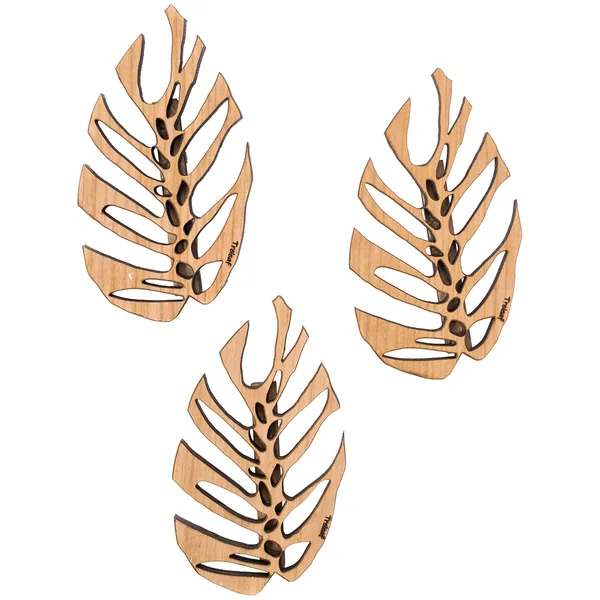 Treleaf 3pc Set Monstrella Wall Mounted Plant Hooks Regular Cherry