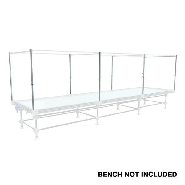 Trellis Box C Galvanized steel 4.5ft Trellis Vertical Poles with plastic cap and