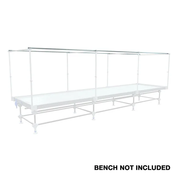 Trellis Box E Galvanized steel 6.5ft long Horizontal Trellis Side Bars and conne