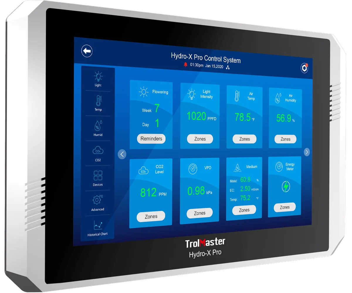 TrolMaster Hydro-X PRO Environmental Control System with 4-in-1 Sensor (HCS-2) - Image 2