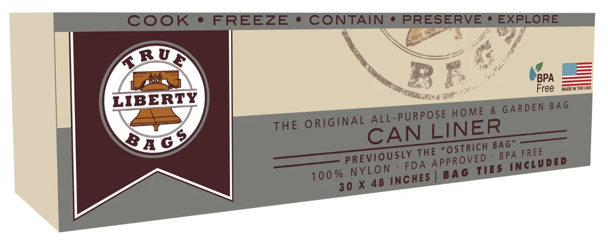 True Liberty Ostrich Can Liner 30 in x 48 in (100/pack)