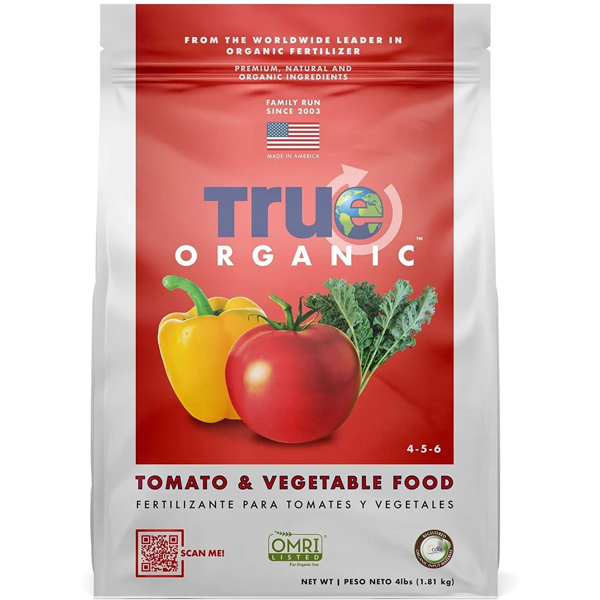 True Organic 12 lbs Tomato & Vegetable Food - Image 2